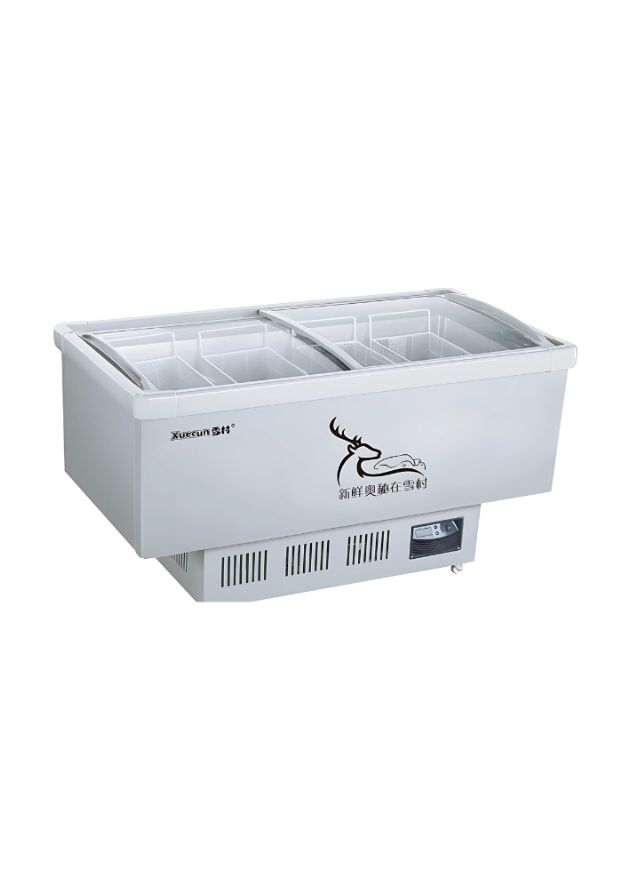 Arctic Freeze – European Style Curved Display Island Freezer