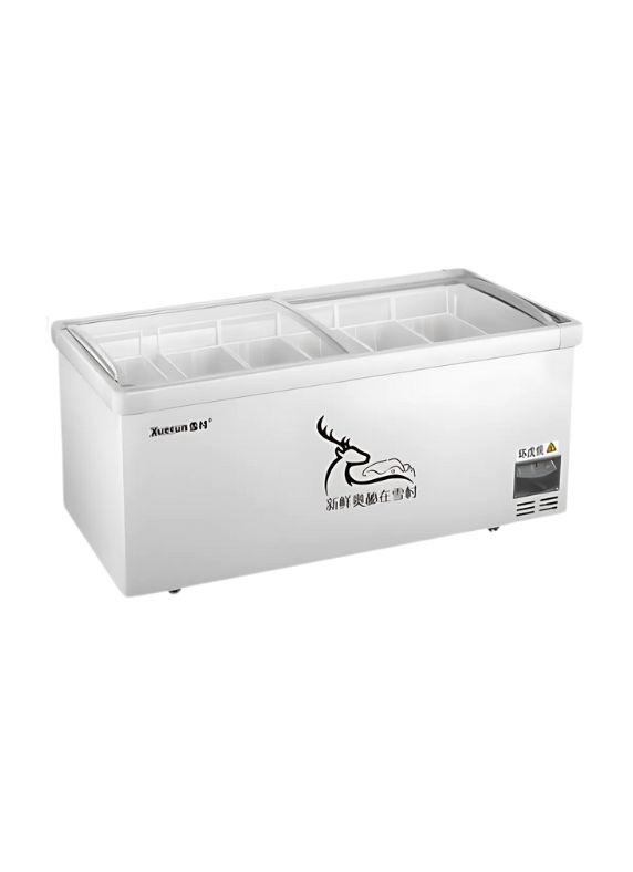 Commercial Chest Freezer Glass Top