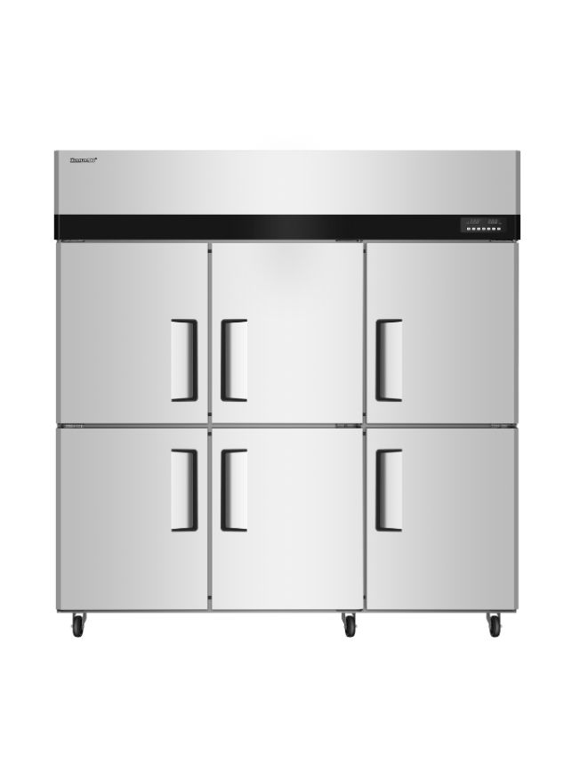 Upright Freezer Stainless Steel – Six Opening (Direct Cooling)