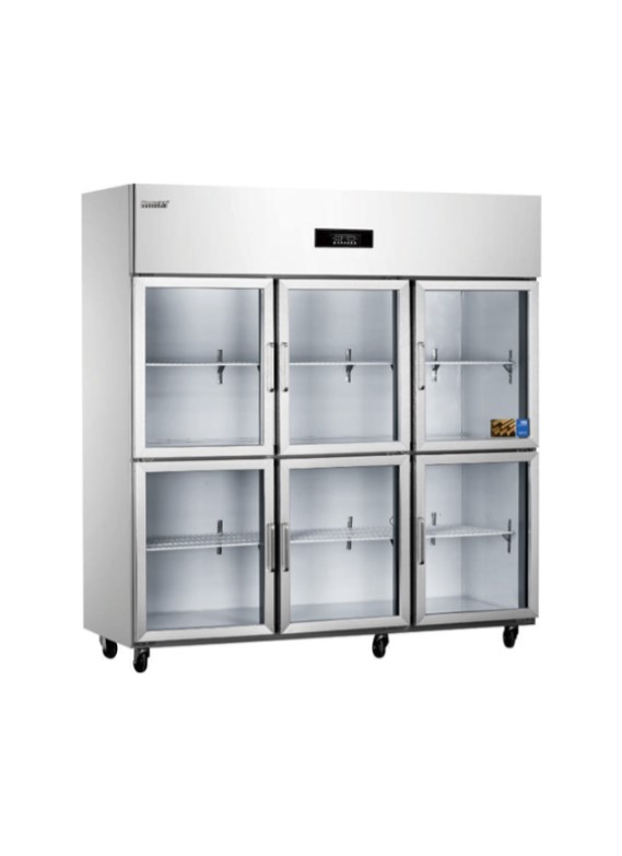 Big Capacity Freezer – Multi-Spec SS Six Glass Opening