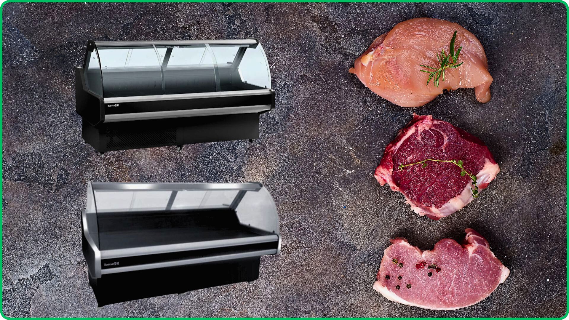 Meat Cabinet Chiller Series Tailored Supermarket Freezer for Meat Storage