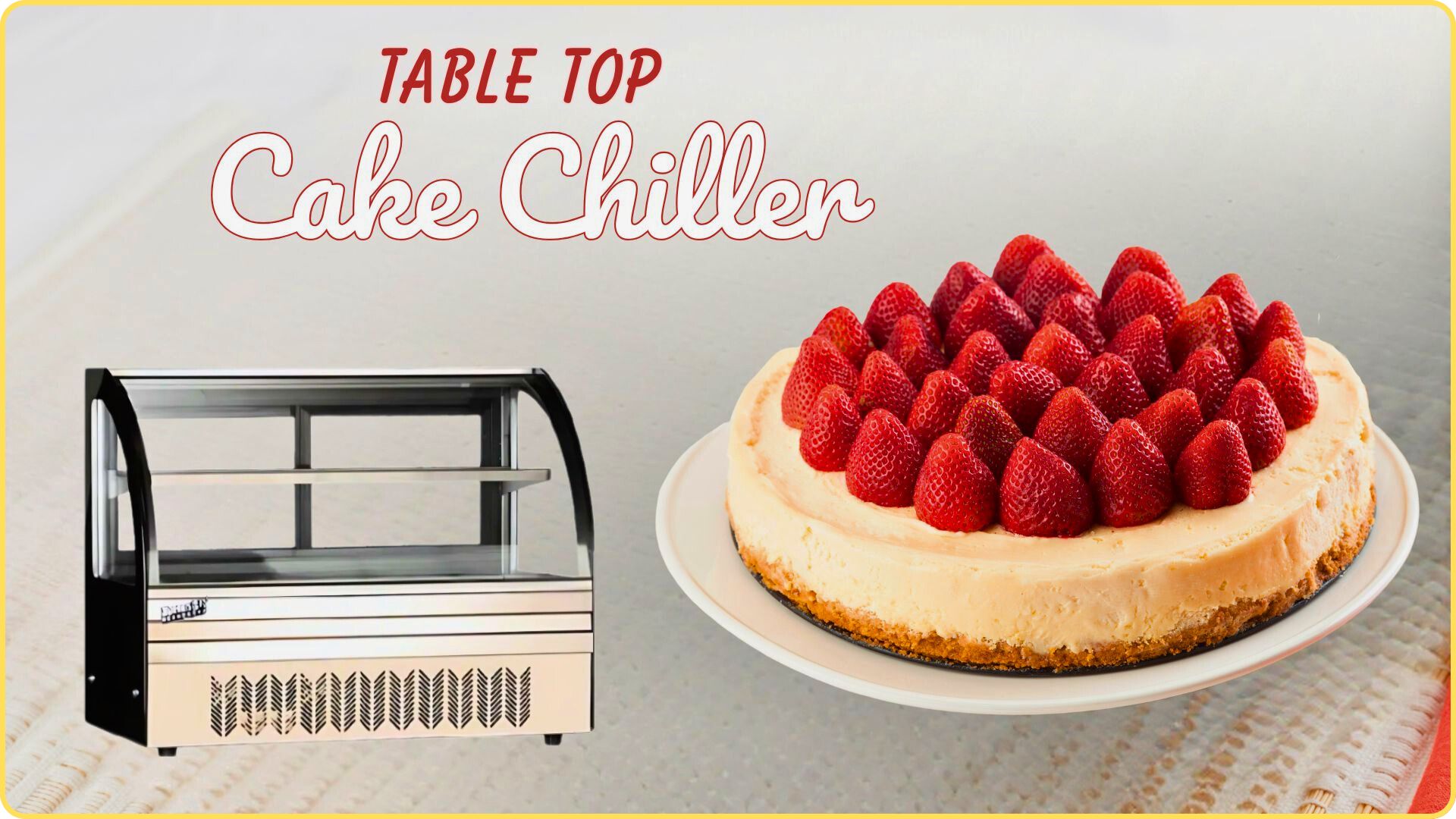 Table Top Cake Chiller Elegant Preservation Solution