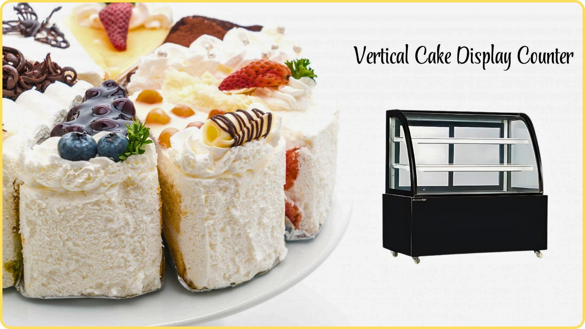 Vertical Cake Display Counter